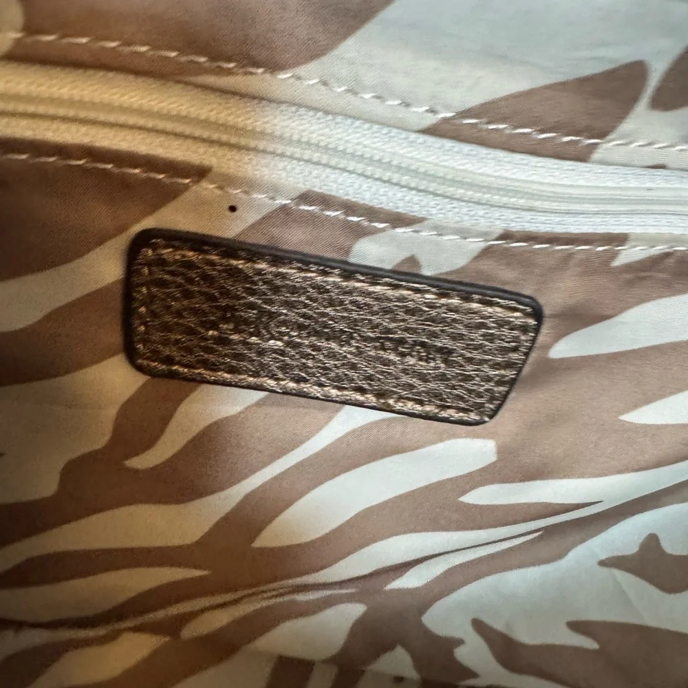 AK Anne Klein Zebra Print Tote Bag